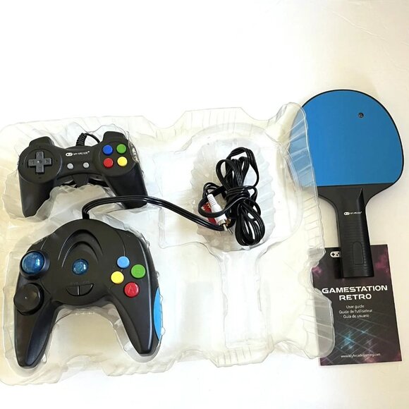 My Arcade Gamestation Retro Plug & Play Console w/ 3 Controllers & 300 Games - Picture 7 of 7